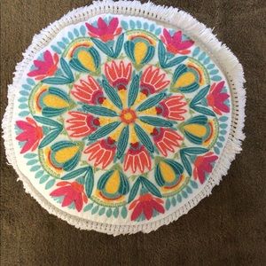 Pillow case and insert.